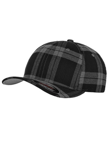 FLE-6197-Flexfit Tartan Plaid Cap